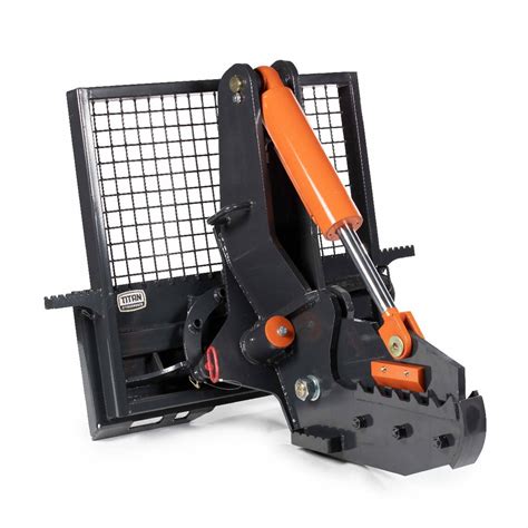 skid steer tree shear video|12 rotating tree shear attachment.